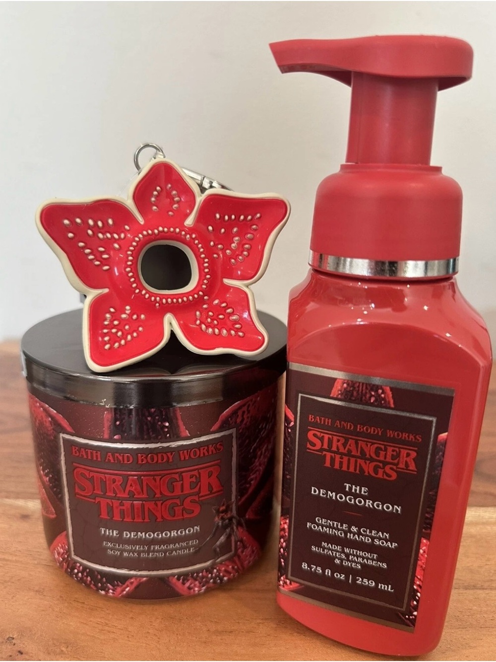 Bath & Body Works: Stranger Things 3-Wick Candles, Hand Soaps, & Sani Clips - Picture 5 of 7